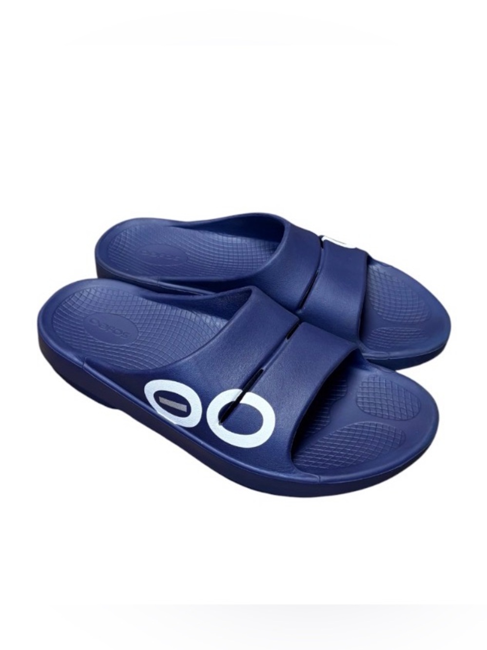 Oofos OOahh Sport Recovery Slides Blue Mens 11; Womens 13 EU 44 Support Sandals